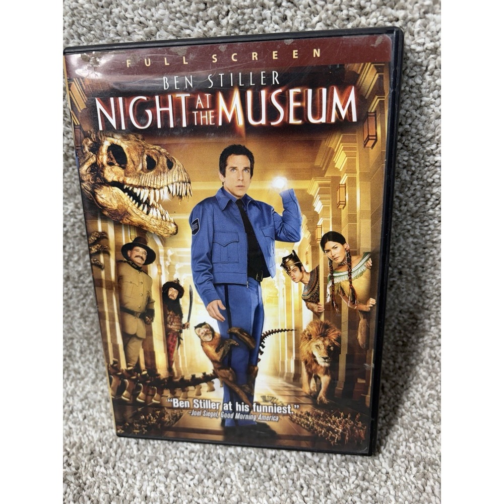 Night at the Museum DVD 2006 Full Screen Ben Stiller Robin Williams‎